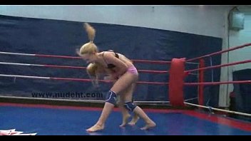 Preview 1 of Fair Skinned And Redheaded Milf - Blondie babes fight hard screaming