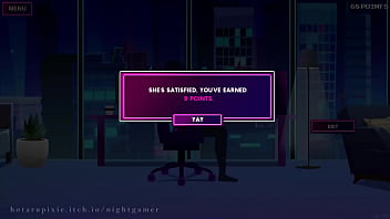 Preview 2 of Super Skinny Tiny - NIGHTGAMER-GIRL WITH SOCKS