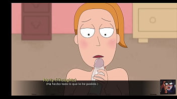 Preview 2 of Mia Khalifa Xxxx Video Com Hd - Con condon no cuenta,  LE AYUDO A SUMMER A PRACTICAR SUS MAMADAS Y ME CORRO EN SU BOCA - Rick y Morty Game/Clip
