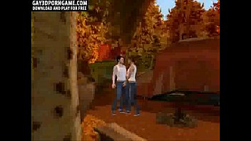 Preview 1 of Ban Ten Xxxxx - 3D cartoon hunk getting fucked hard while camping