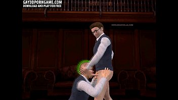 Preview 3 of With The Family - Horny 3D cartoon punk sucking on a hard cock