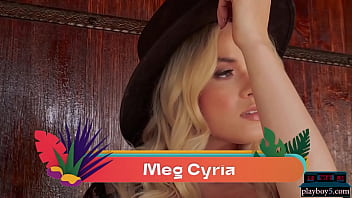 Preview 1 of Big Ass Big Us - Gorgeous big ass blonde MILF Meg Cyria poses for Playboy