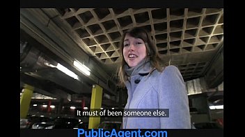 Preview 1 of Austin Powers Porn Parody - PublicAgent Lyda has sex in my car for cash to buy clothes
