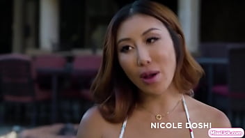 Preview 1 of Xxx Snx Hd Videos - Lesbian stepmom facesitting her big tits asian stepdaughter