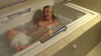 Preview 2 of Teleghu Aunty - Mallory Starr bubblebath fun and pussy play