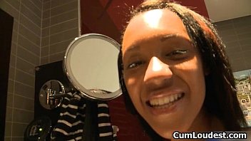 Preview 2 of Verge Vagina - Hot ebony babe gets horny stripping