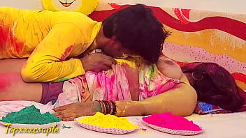 Preview 2 of Woodman Casting Mademoiselle - होली पर सुन्दर विधवा भाभी के साथ ताबड़तोड़ चुदाई