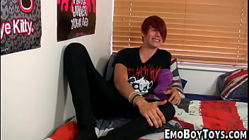 Preview 1 of Antsy Six - Emo punk gets naughty with his meat