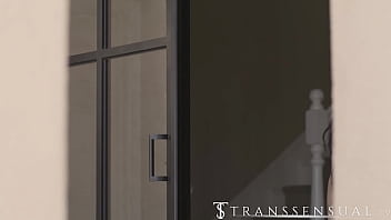 Preview 1 of Jilat Kelentit Besar Anak Smp - My trans stepsister hides a big cock under her dress