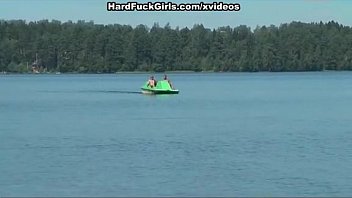 Preview 2 of Usia 16 Th - Titted blonde fucked hard in a boat