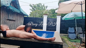 Preview 4 of Xxx Rap Girl - I Made My Horny Wifey Squirt in public pool!