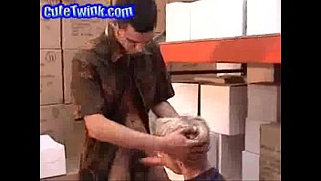 Preview 3 of Begs At Foot - Naughty Warehouse Cocksuckers