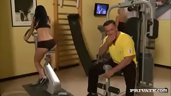 Preview 1 of Beauti Fresh - Mya Diamond and Sara Simon Tell Friend about Gym Orgy