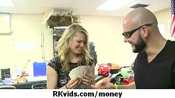 Preview 1 of Sweet Cute Porn Girls 1 Boy - Money Talks - Sexy girl fucking 24