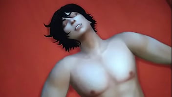 Preview 1 of French Crystal - Xsims 4 Milo open his gift and get his dick suck