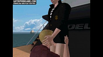 Preview 2 of 54 Years - 3D cartoon hunk sucks cock and gets fucked on a boat