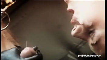 Preview 4 of Telugu Sex Anty Videos - Estelle Sits in a Sex Swing Giving a Blowjob While Getting Screwed