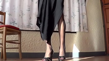 Preview 1 of Full Video Sexy - Black stocking