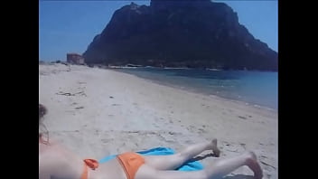 Preview 3 of Cutie Cumshot Wih His Friend - Bikini