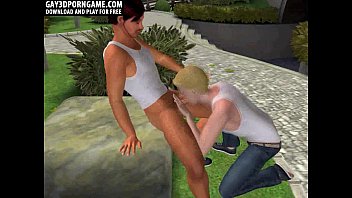 Preview 1 of Jubah Melayu - Horny 3D cartoon hunk sucking cock in the park