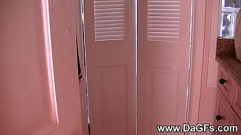 Preview 1 of Georgious Webcam - Busty Stacie bathroom quickie