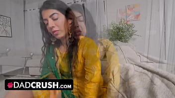 Preview 3 of Melayu Gilasex - StepDaughter Jasmine Sherni Feels Weird About Her New Stepdad Feeling Up Her Tits And Ass -DadCrush