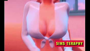 Preview 1 of Sexy Videos Hindi Mp 4 - Sims Therapy - Beautiful girl fucks with her deaf cousin