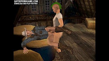 Preview 1 of Ava Breast - 3D cartoon cowboy gets fucked by a punk rocker
