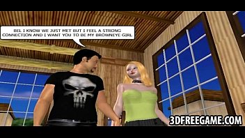 Preview 1 of Waking Up Her While She Sleeps - Hot blonde whore gets fucked in her 3D ass then sucks it off