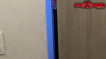 Preview 1 of Most Hard Sex With Dani Daniel - ALEXXXTREME estaba caliente en casa y espie a mi roomie mientras se ducha