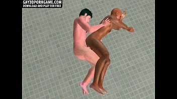 Preview 2 of Videos Reallifecam Alex 2015 - Horny 3D ebony hunk getting fucked anally in the locker room
