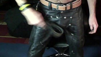 Preview 3 of Coke Can Size Oral - I am in an dirty leatherjeans and have fun in them