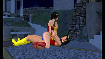 Preview 2 of South Hindi Vvv - Mujer Maravilla y Chica Maravilla 2