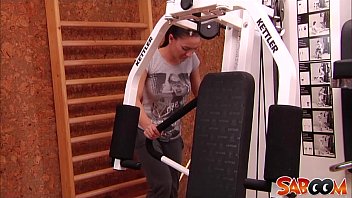 Preview 1 of Ag Teen - Honey Demon in a workout fuck