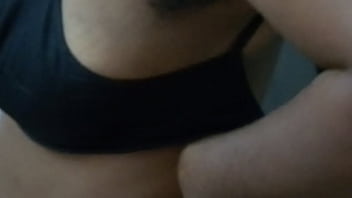 Preview 4 of Pumping Bbw Swallow Cum - Mallu aunty removing nighty and wearing bra panty.MOV