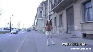 Preview 1 of Www Tanzania Pusy Mama - Polly Sunshine Skates into Anal Pleasure