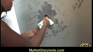 Preview 4 of Sandra Romain Strapon - Interracial Glory Hole Blowjob 30