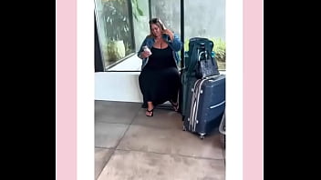 Preview 1 of Wife Crazy Stacey Pull Back - Off we go #losangeles #biggirls #plumper #bigbabe #bigbody #goddess #goddessworship #amazonbody #giantwoman