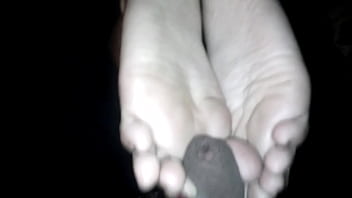 Preview 3 of Hung Russian Stud S Young Boy - Her feet, my dick