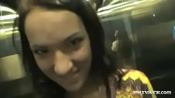 Preview 1 of Dad Daughter Oldj - In Barcelona This Girl Called Sabrina Is Having Sex in Public