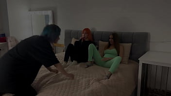 Preview 1 of Sanny Lionxxx Vidios - Two Perverted Dommes Torment Slave Girl - Double Lezdom