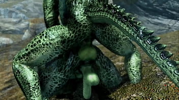 Preview 3 of Peehole Porn - Frost the Argonian rails a twink