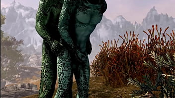 Preview 1 of Peehole Porn - Frost the Argonian rails a twink