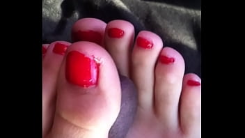 Preview 4 of Cheld Baby Sexs - friend footjob in the car