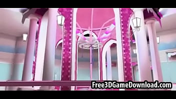 Preview 3 of Hitomi Unleashes T - Beautiful 3d cartoon pink palace where you can fuck
