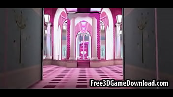 Preview 1 of Hitomi Unleashes T - Beautiful 3d cartoon pink palace where you can fuck