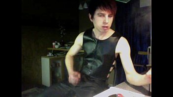 Preview 3 of J Yk - Boy - Smoking in Leather