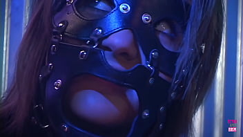 Preview 1 of Old Man Boy Girl Xnxx - Blonde is tied up in a BDSM dungeon and watches her man fuck a girl