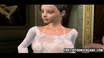 Preview 2 of Spain Sexse - Two gorgeous and exotic 3d cartoon babes undressing