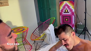 Preview 2 of Samll G - Sexy latin man fucks my hairy hole and feeds me with cum (PART 4)